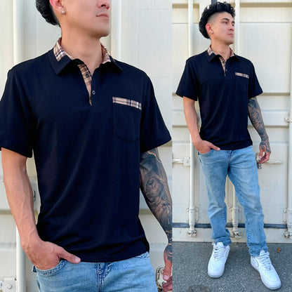 Black Cool Cali Polo Shirt