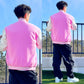 Pink Varsity Letterman Jacket