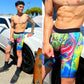 Tie Dye Zombie Boxers, Front Side Color