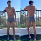 Dark Metal Gray Boxer Briefs