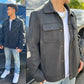 Winter Wool Black Trucker Jacket