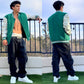 Green Varsity Letterman Jacket