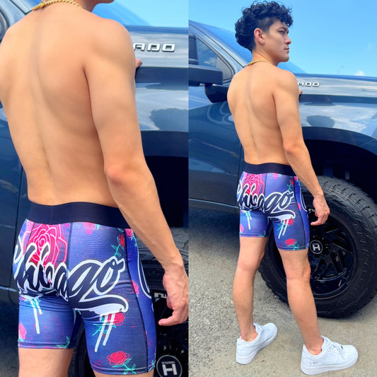 Chicago Nights Boxers, back side