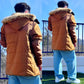 Chocolate Milk Winter Parka Jacket, back side