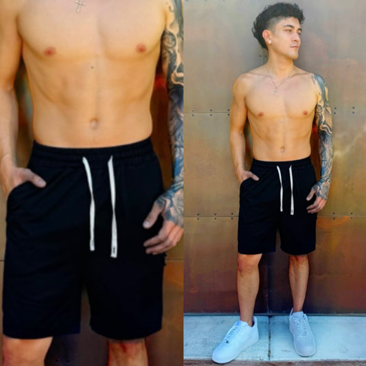 Cali King Black Sweatshorts