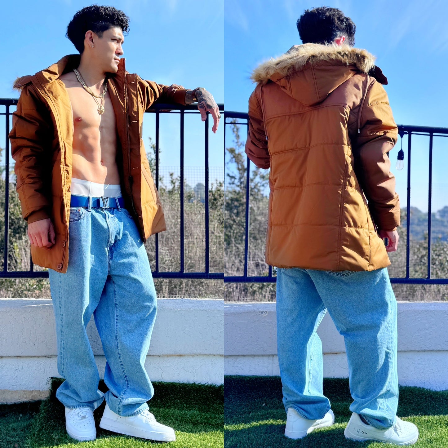 Chocolate Milk Winter Parka Jacket, color