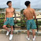 Green Bandana Board Shorts