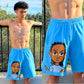 Riley's Light Blue Sweat Shorts