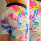 Splash Art Graffiti Boxer Briefs, Back Side Color