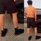 Urban X-Treme Black Crew Socks, back side