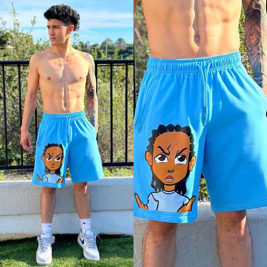 Riley's Light Blue Sweat Shorts