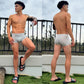 strands of silver boxer briefs, front side, color