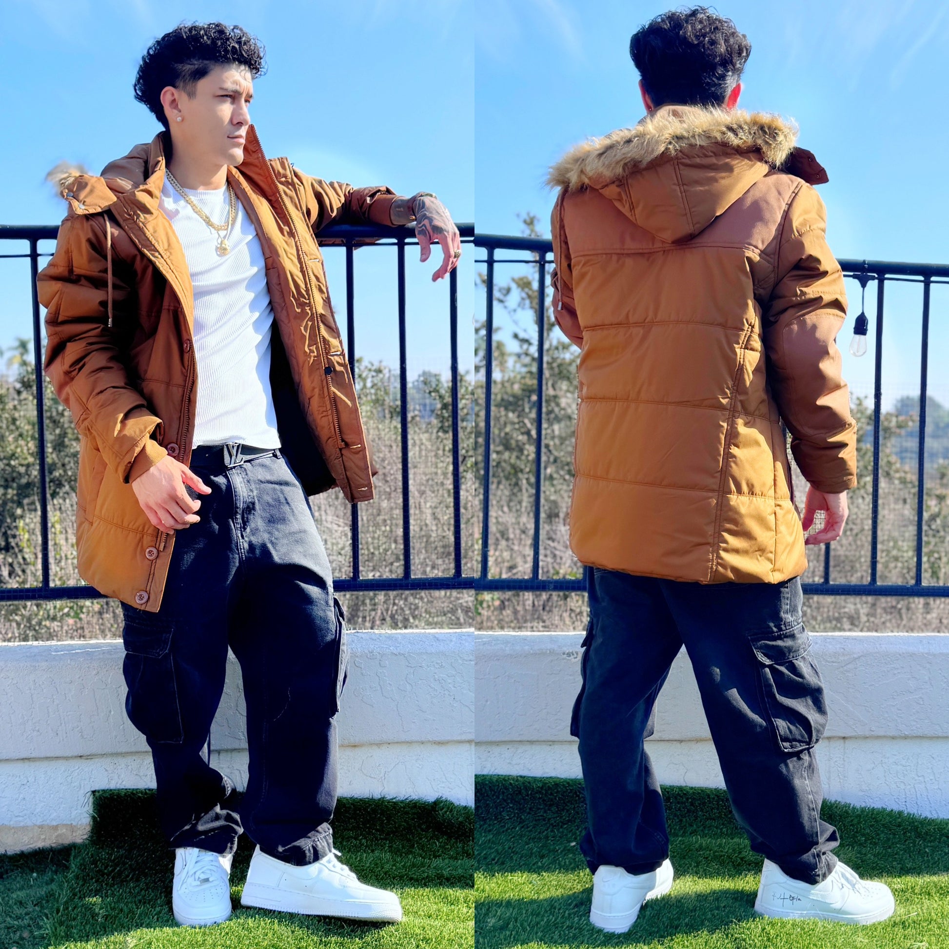 Chocolate Milk Winter Parka Jacket, color detail