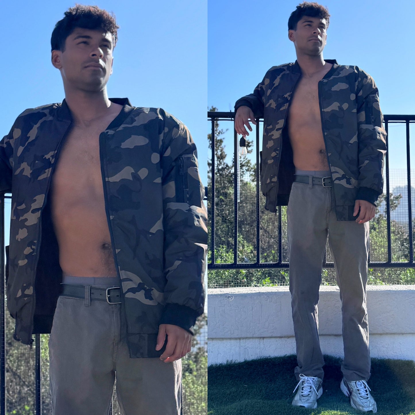 Cali Camo Bomber Jacket