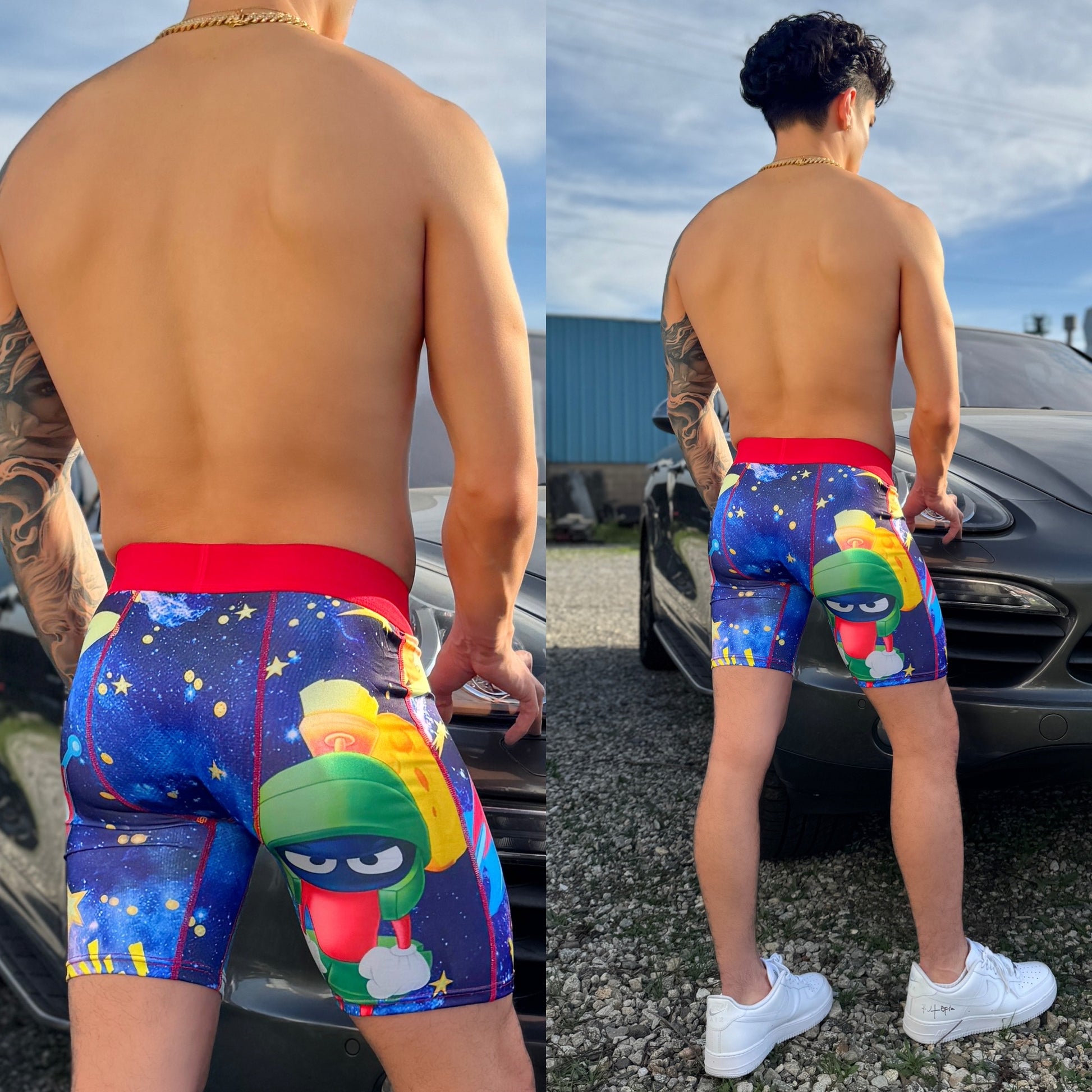 Marvin the Martian Boxers, back side