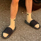 Urban X-Treme Tan Crew Socks, close-up