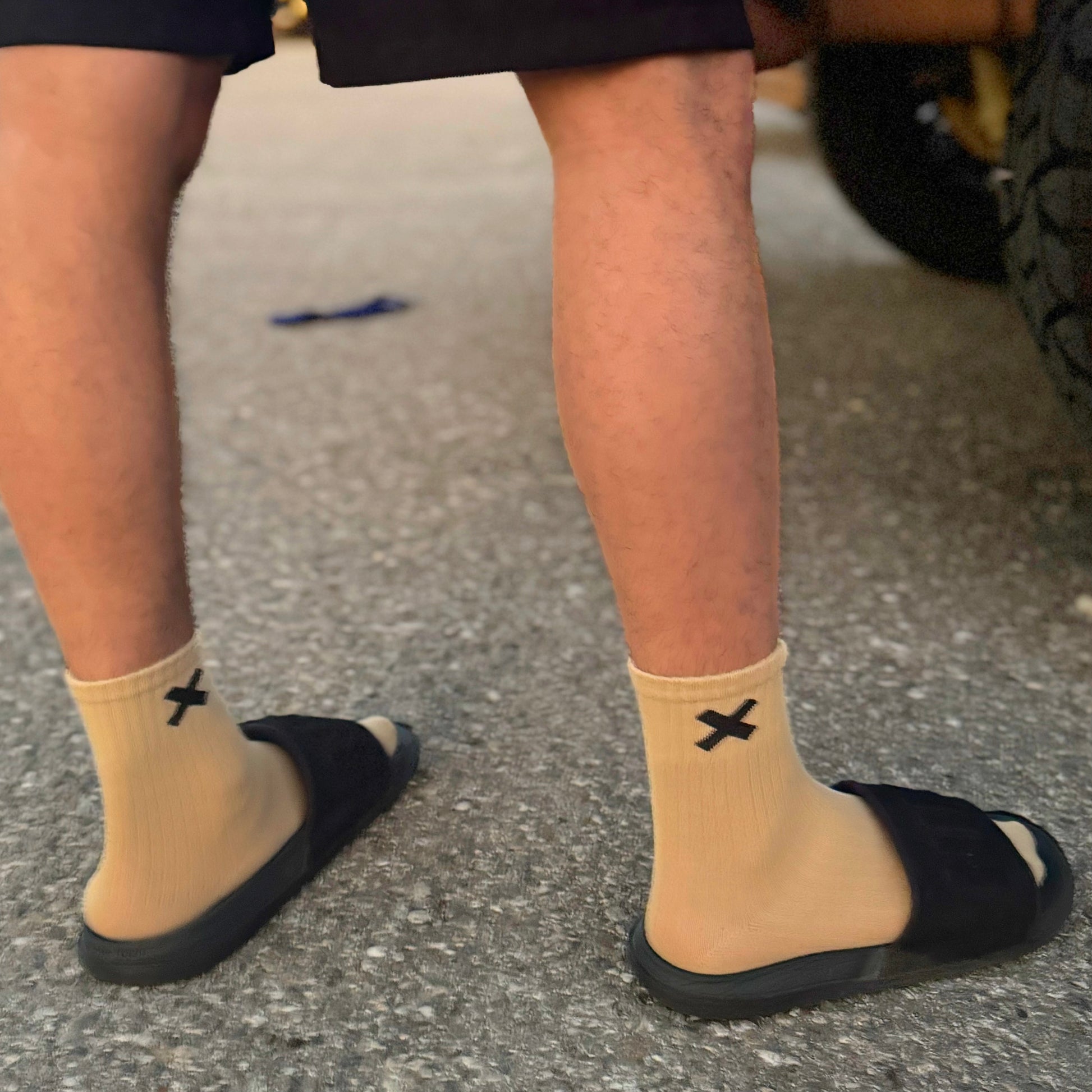 Urban X-Treme Tan Crew Socks, color