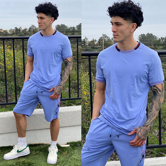 California Skies 🌤️ Sky Blue Shirt