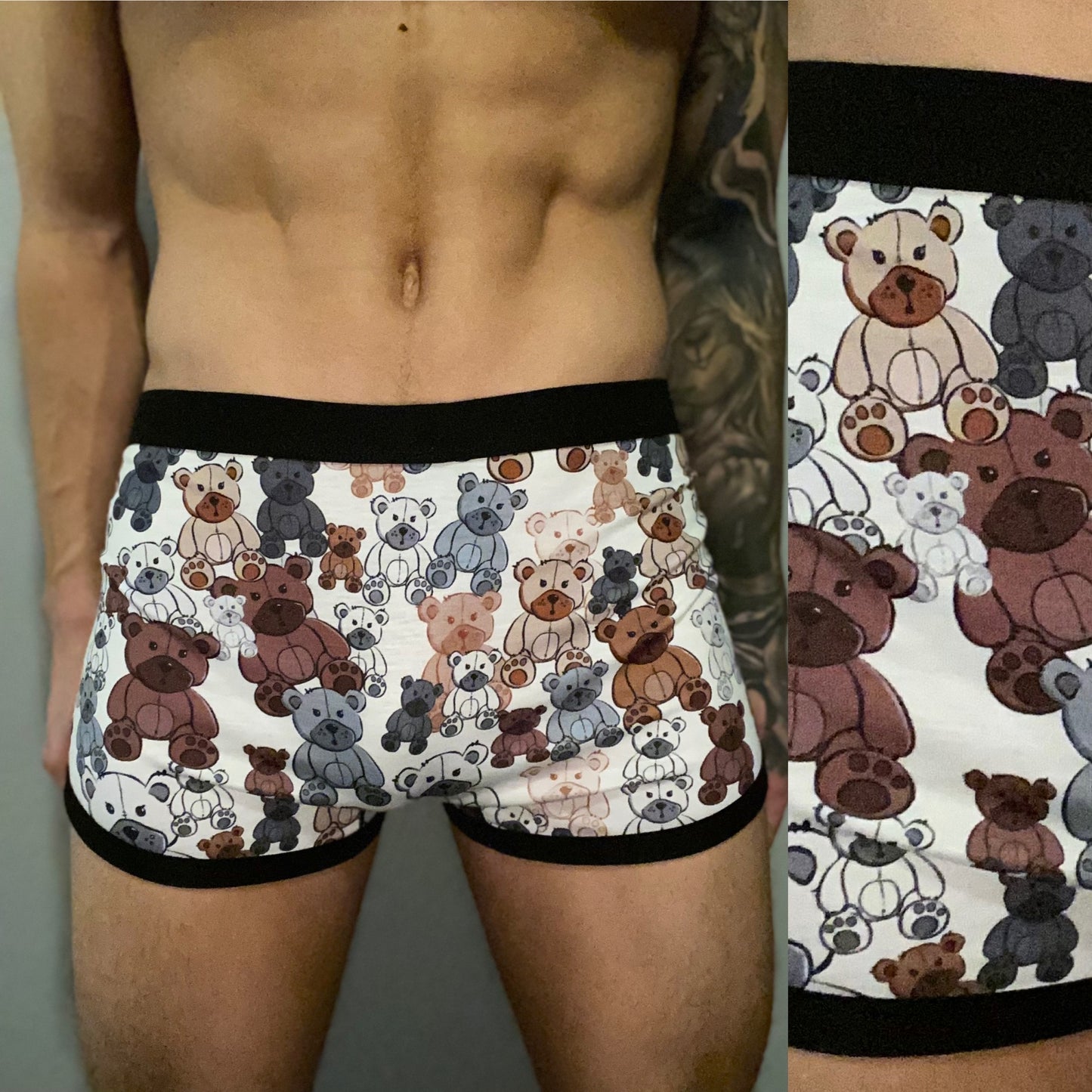 Bruin Bear White Boxer Briefs 🐻🤍