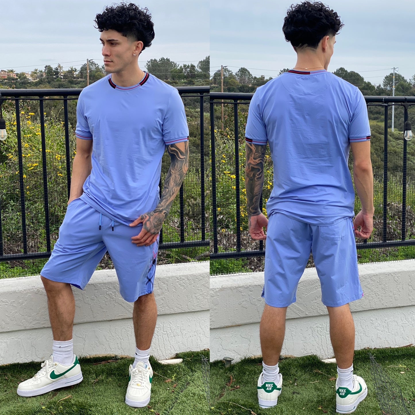 California Skies 🌤️ Sky Blue Shirt