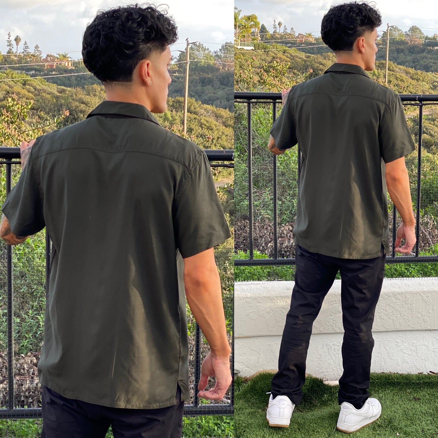 Cali Camo Button Up